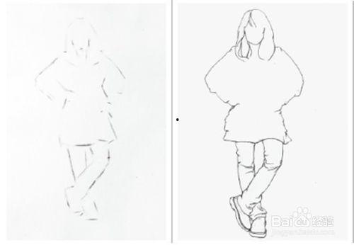 人物速写视频,速写视频中的人物轮廓