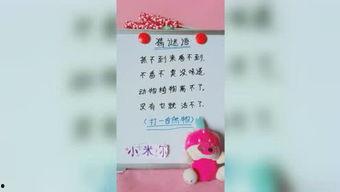 猜谜语视频,趣味猜谜，智慧碰撞