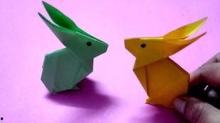 折兔子视频,创意手工制作，轻松学会折纸艺术