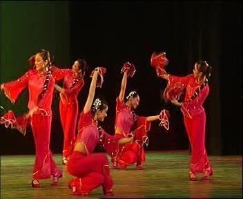 东北秧歌舞蹈视频,欢快节奏中的民俗风情展现