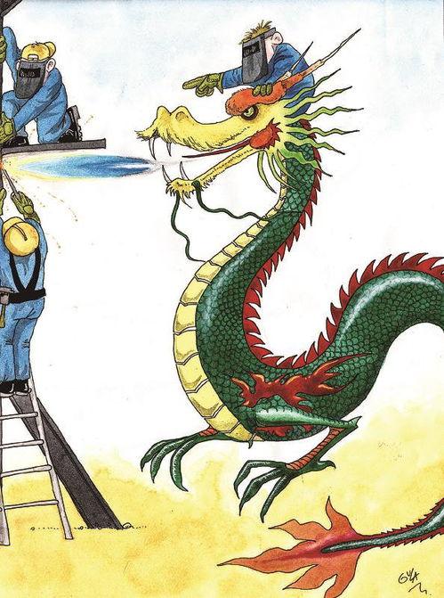 画龙的视频,视频中的艺术魅力瞬间