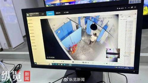 视频监控画面,一幕幕惊心动魄的瞬间