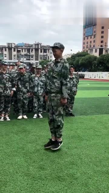 军训的视频,青春热血，砥砺前行